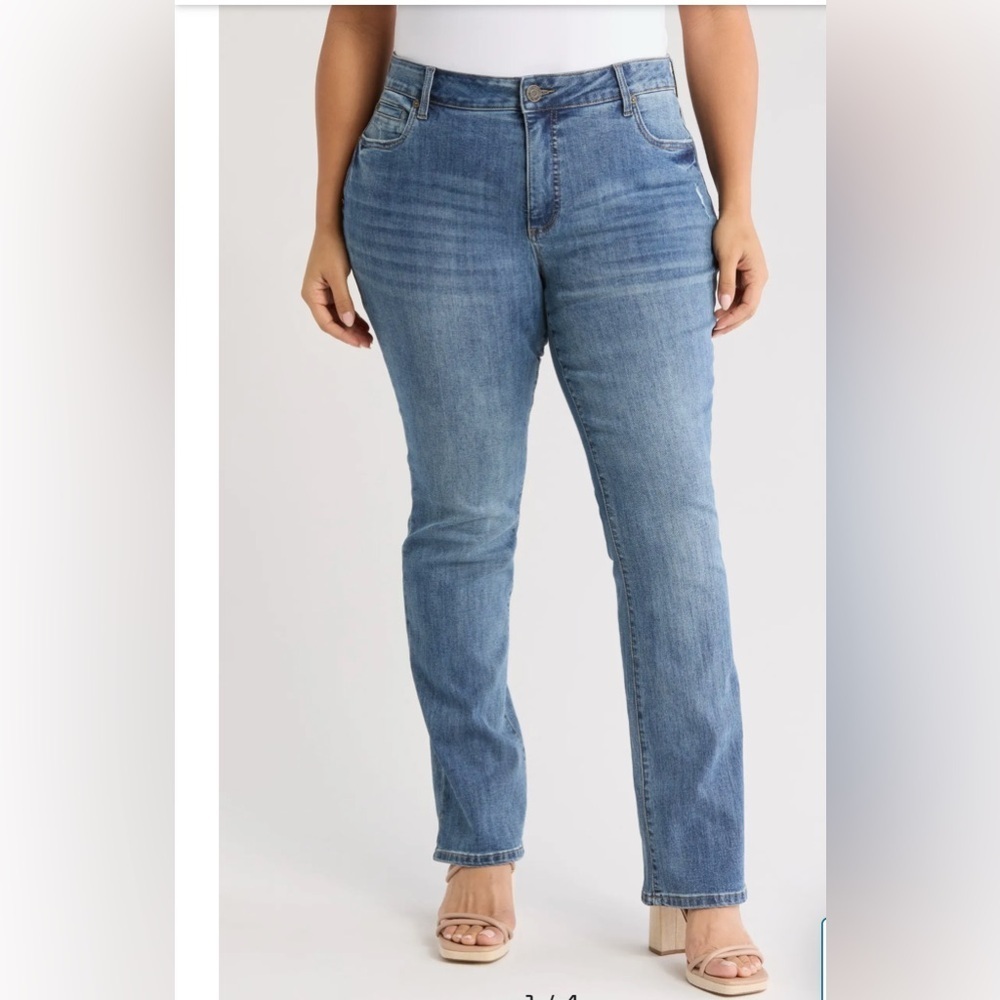 Kut From The Kloth Nicole Flap Pocket Bootcut Jeans Size 14 W